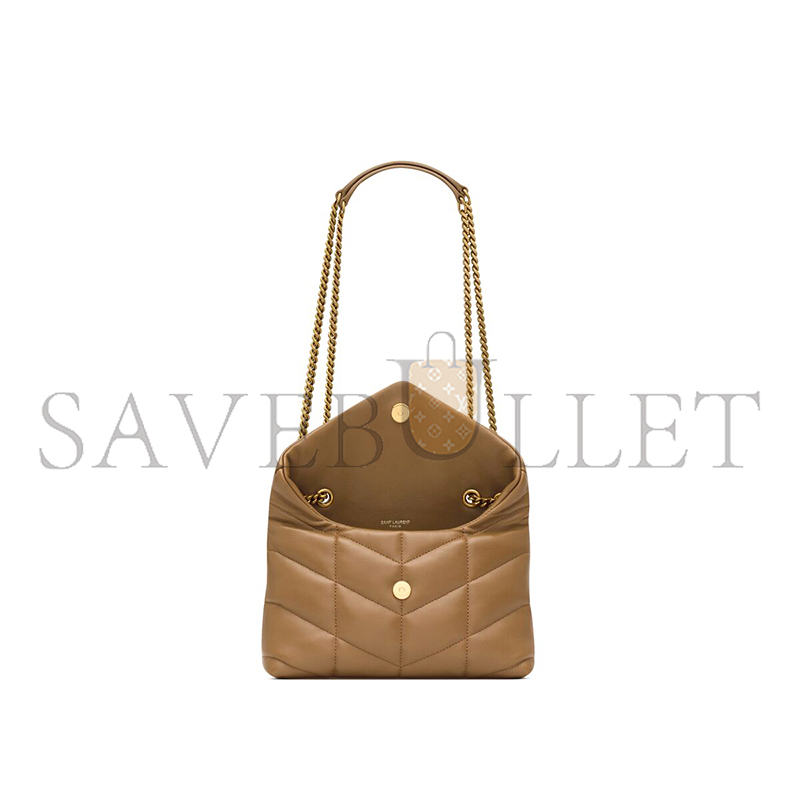 YSL TOY PUFFER IN NAPPA LEATHER 7593371EL072760 (23*15.5*8.5cm)