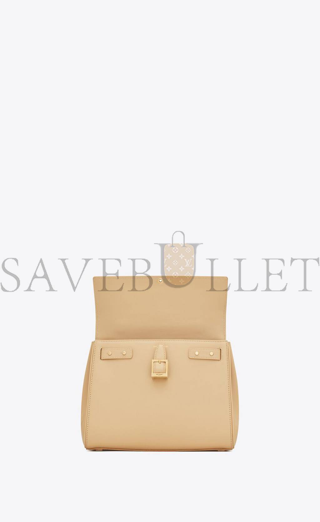 YSL LE FERMOIR SMALL TOP HANDLE BAG IN SHINY LEATHER 6869822ZA0W9141 (25*19.5*10.5cm) YSL LE FERMOIR SMALL TOP HANDLE BAG IN SHINY LEATHER 6869822ZA0W9141 (25*19.5*10.5cm)