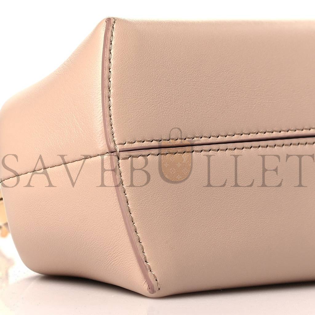 FENDI SHINY NAPPA SMALL FENDI FIRST POUDRE (26*18*9.5cm)